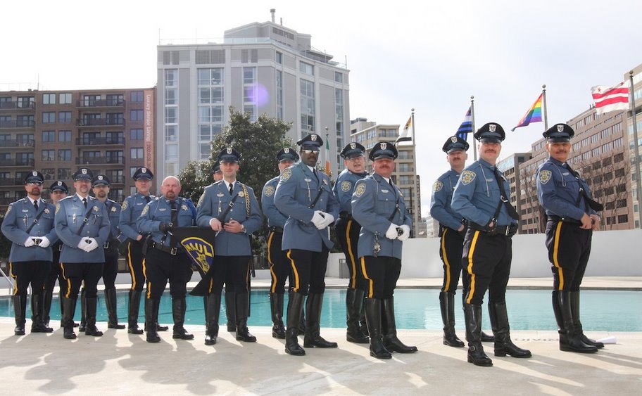 MAUL officers in formation